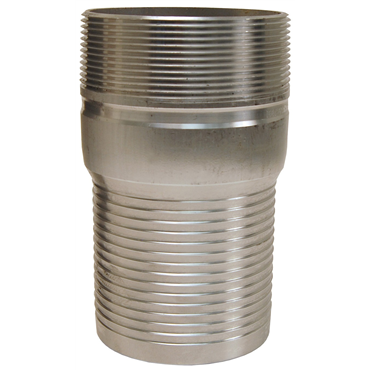 King Combination Aluminum 4 in Nipple NPT Threaded End